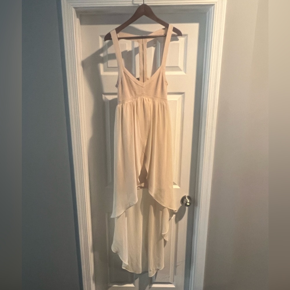 Beige/Cream Body Con Dress.